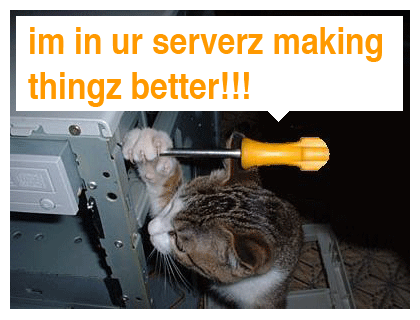 When I am tired of working, I send him In!